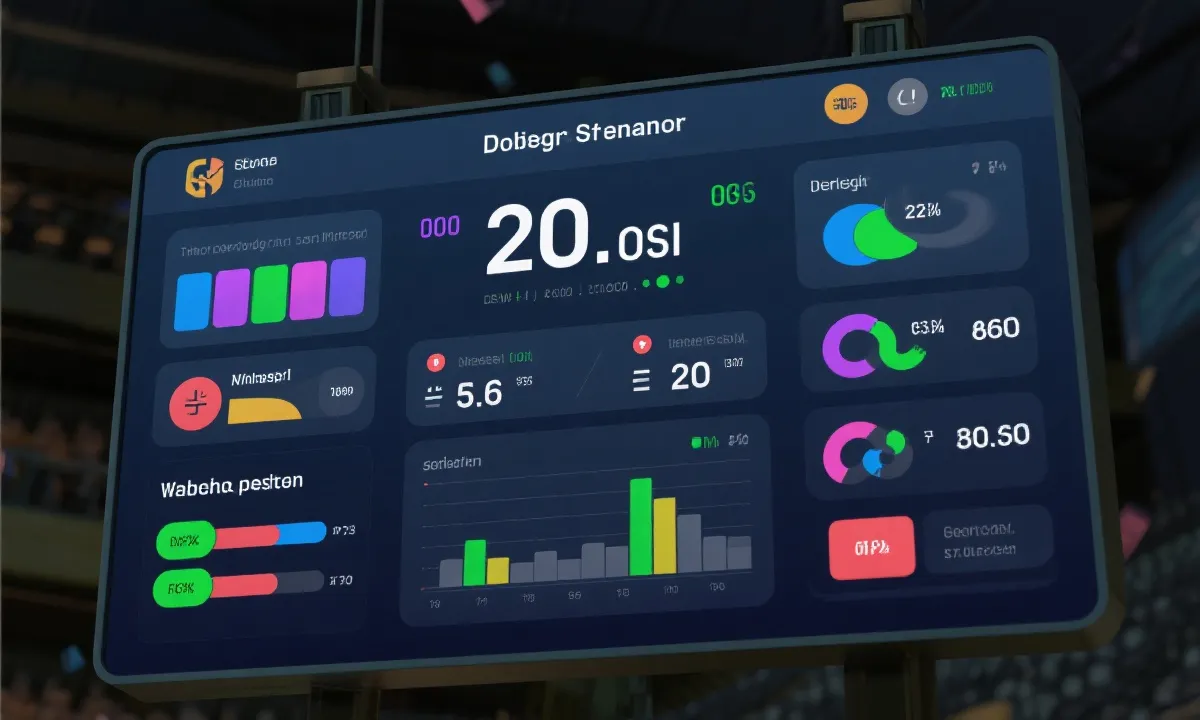 比分与技术统计界面预览